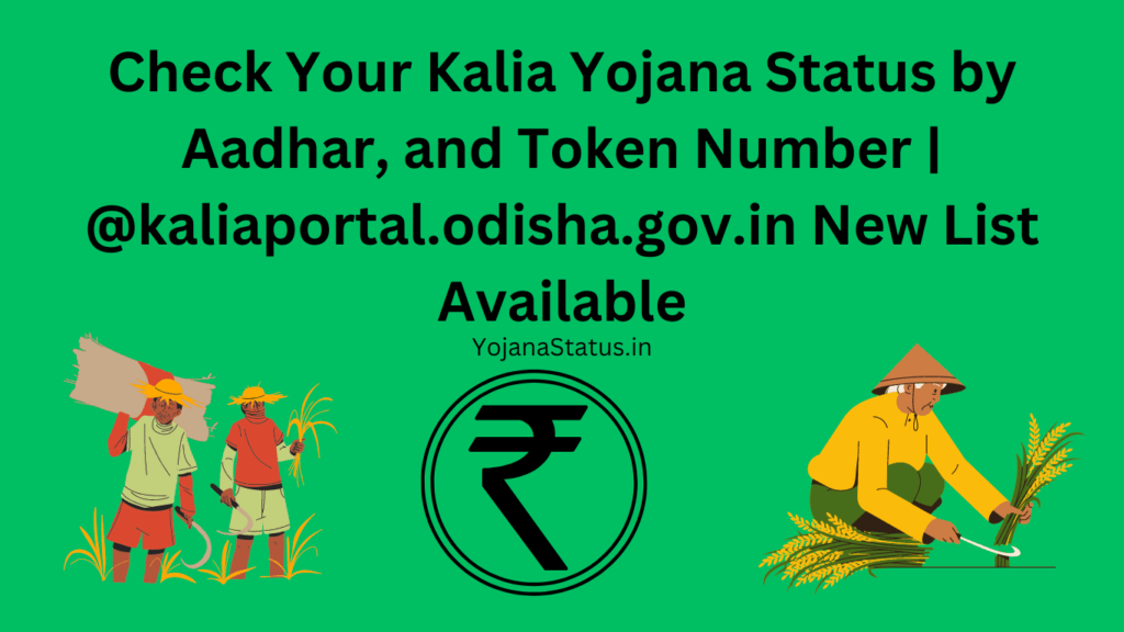 Check Your Kalia Yojana Status by Aadhar, and Token Number