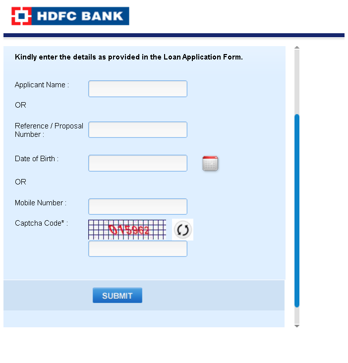 Check Your HDFC Bank Loan Status Step-by-step