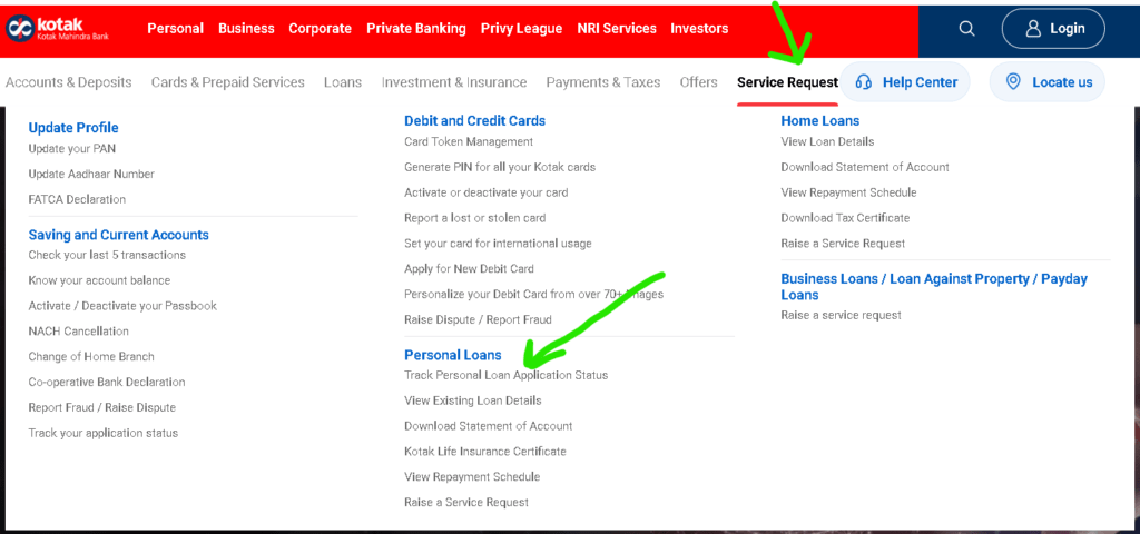 Check Kotak Personal Loan Application Status by Mobile Number