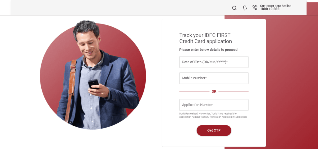 IDFC Bank Credit Card Status Check Online