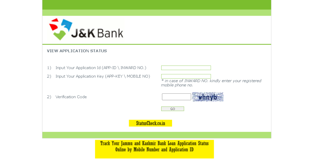 Jammu and Kashmir Bank Loan Status Check: Track J&K Bank Loan Status in a Few Seconds